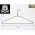 Black  Wire Coat Hangers (12.5G) 16"